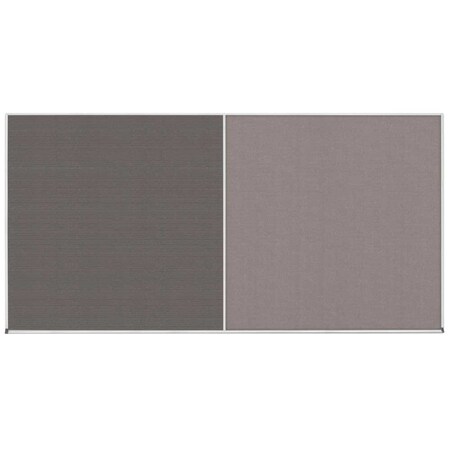 United Visual Products Enclosed Corkboard, 1 Door, 48"x36", 4" Fra, UV3416-WHITE-SURF UV3416-WHITE-SURF